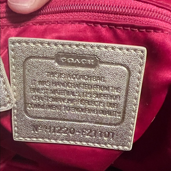 👜 Coach Poppy Signature Graffiti Glam Tote / Shoulder Bag Y2K - Picture 5 of 13